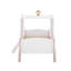 Lit simple de style princesse avec couronne-1852460954
