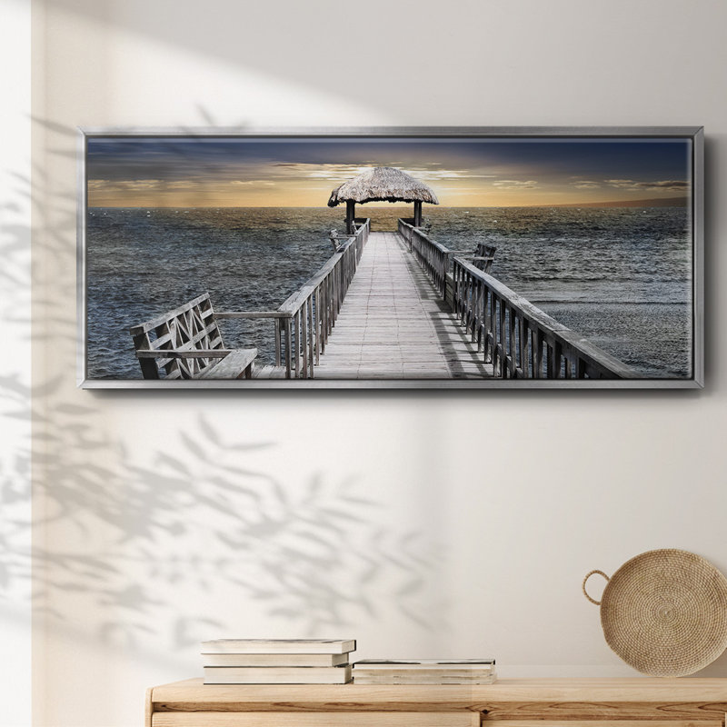 Honduras Pier- Framed Canvas
