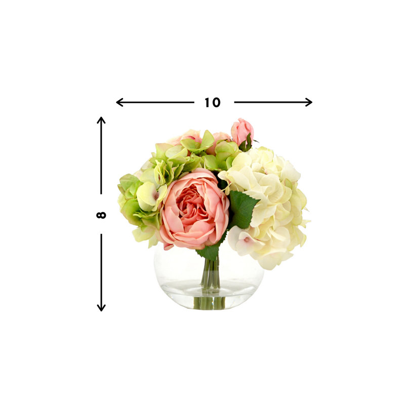 Mixed Bouquet of Peony, Hydrangea and Roses