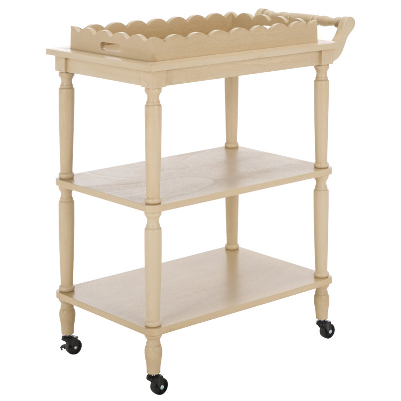 Haven 3 Tier Dining Cart, Natural