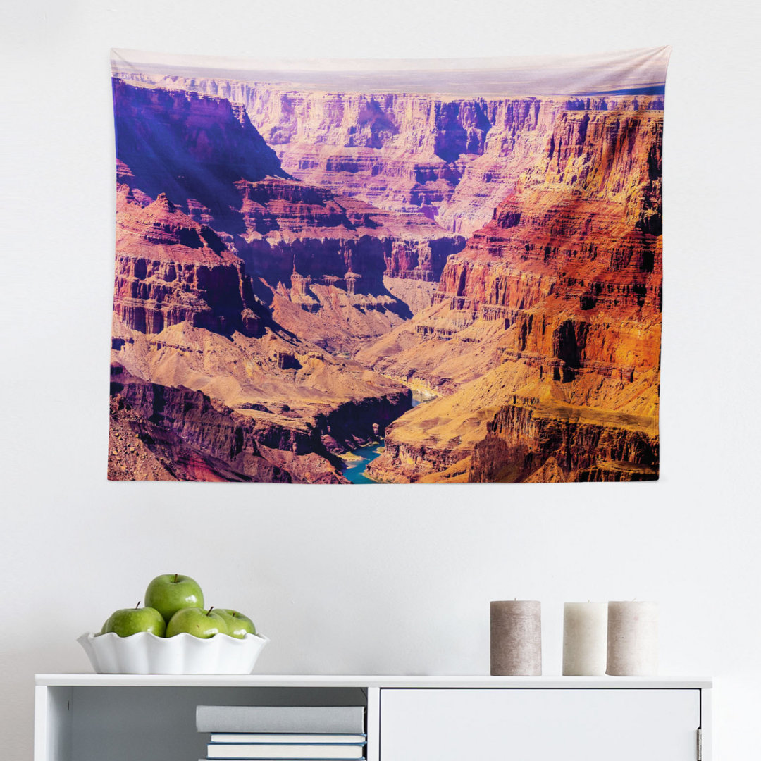 Wandbehang Grand Canyon in den niedrigen Erhebungs-nordamerikanischen erhabenen Stammes- Landschaft Arizonas