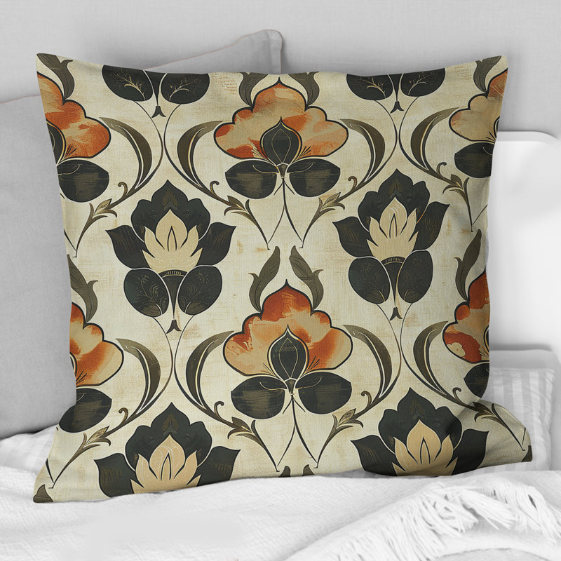 Coussin Brown, H 16 po x l 16 po