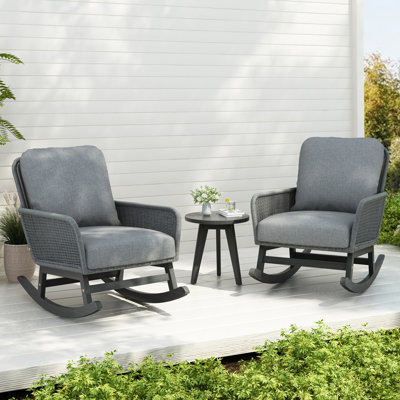 Ensemble de sièges d'extérieur 3 pièces Modern