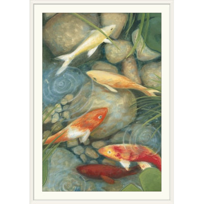 Witter Reflecting Koi I 'Megan Meagher, reproduction d'art