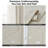 Clem Heavy Faux Linen Light Filtering Curtains For Bedroom & Living Room Curtains - Single Panel Drapes-58694737-54831882