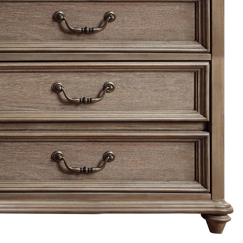 Commode 5 tiroirs en bois Howley
