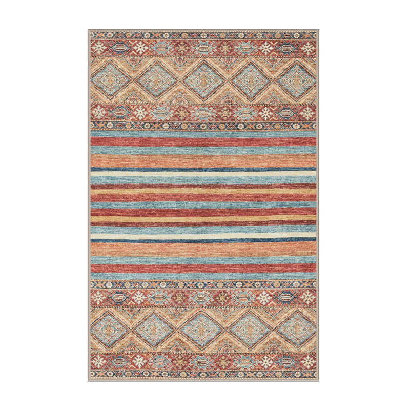 Abstract Indoor Rug, Rectangle 5' x 7'