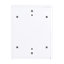 Ensemble de meuble-lavabo mural brillant Lumivera avec lavabo en céramique et porte en verre gris-129892034