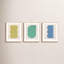 Keyhole 4-6. Set Of 3 Painting by Lee Lessem-226582888-226582889