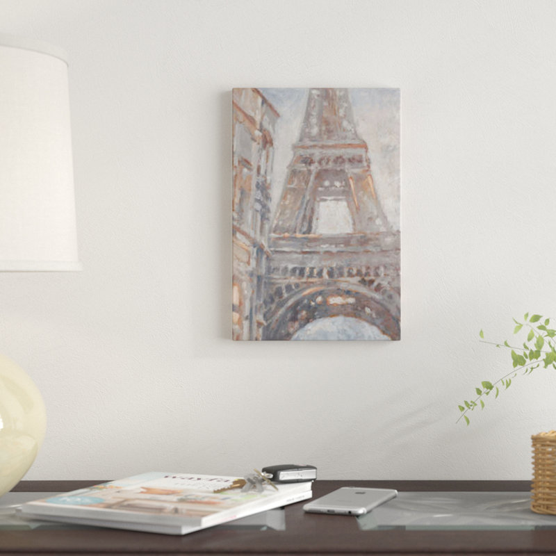 « parisian aube i », impression sur toile, H 40 po x l 26 po x P 1,5 po, Toile tendue, Pas de tapis