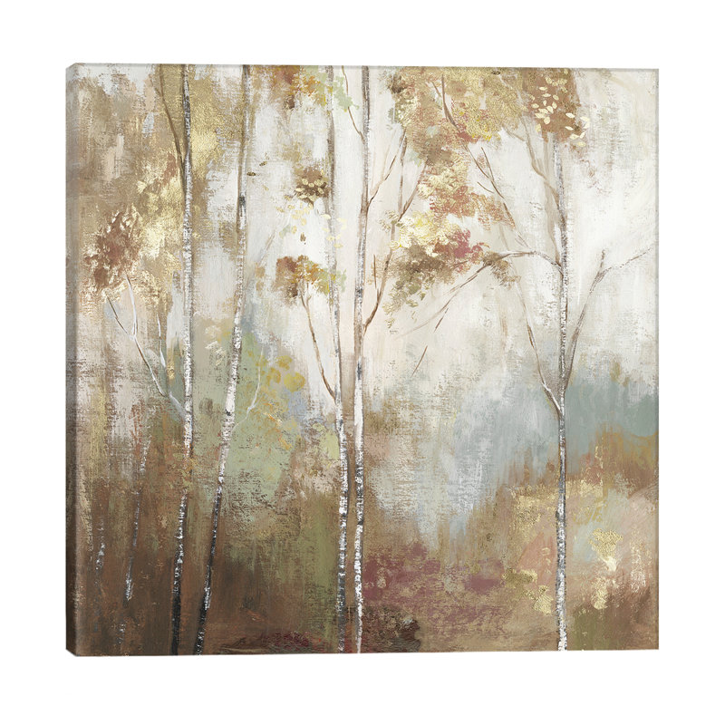 Fine Birch II by Allison Pearce - Painting on Canvas, 93.98 cm H x 93.98 cm W x 3.175 cm D, No Frame