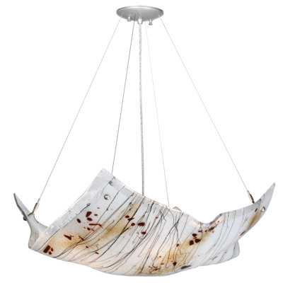 Metro Fusion 4 - Light Geometric Chandelier