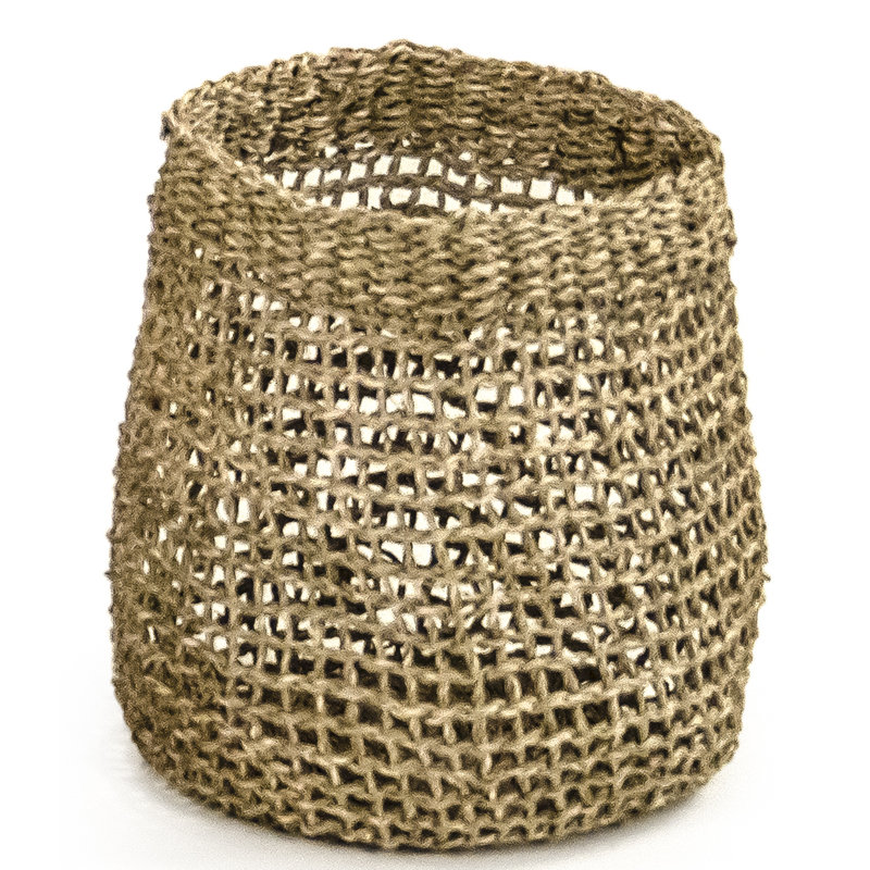 Panier en en rotin tissé, H 10 po x l 10 po x P 10 po