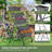 5-Tier Raised Garden Bed 47FT Vertical Elevated Planter Box with Drainage Holes Removable Tray