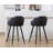 Damisi Upholstered Counter Stool with Metal Frame-908866356