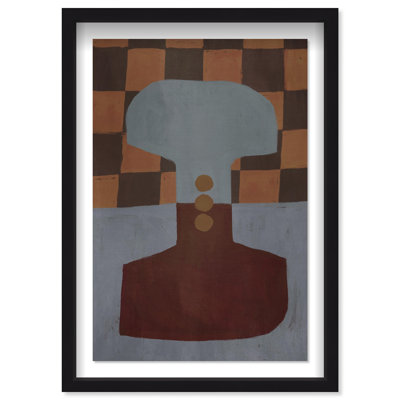Checkered Domino III Print by Oliver Gal