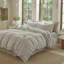 Ensemble de housse de couette rayé 100% coton délavé DONEUS-113054922-113054929