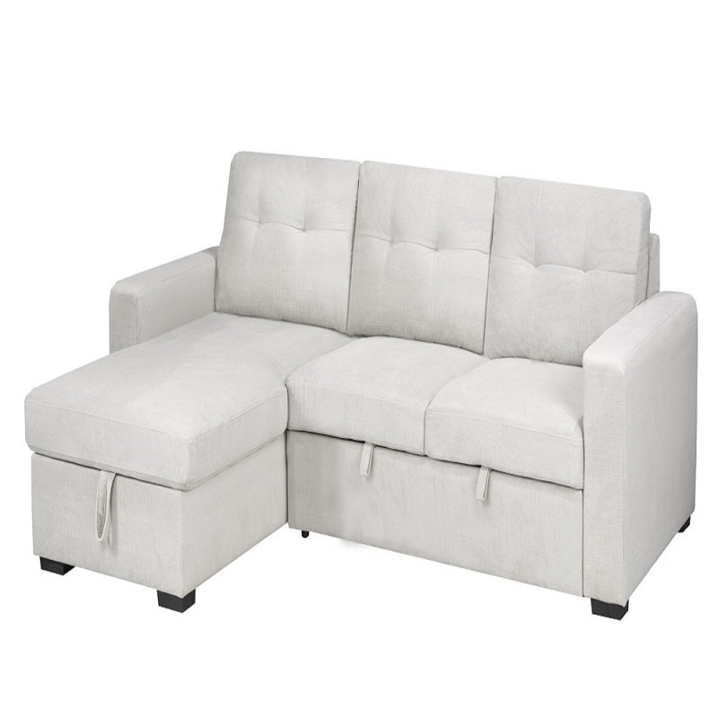 Canapé-lit et chaise longue réversible de 61,75 po de largeur
