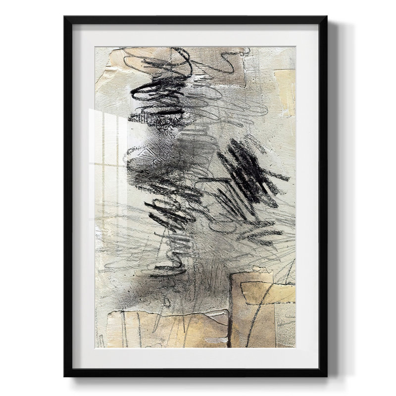 «Masked Notes» IIP Premium Gallery, H 28,5 po x l 20,5 po, Noir