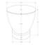 Table de bout cylindrique en acier Abdiwahid-2078447958