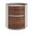 Italian Retro Double Storage Round Side Table with Modern Aesthetics and Smart Storage, Ideal for Enhancing Home Decor