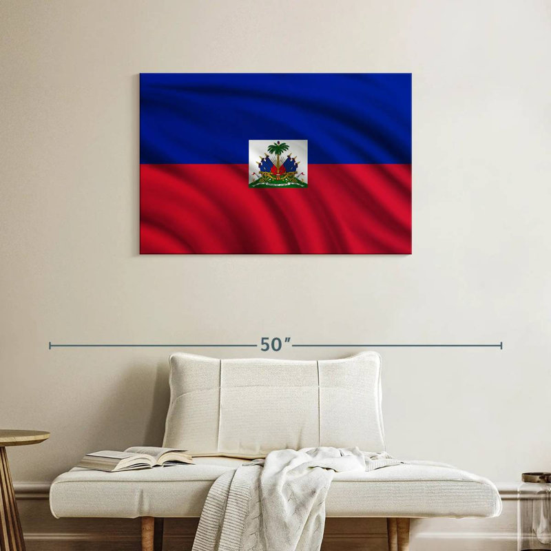 Drapeau d'Haïti Borges, H 24 po x l 36 po