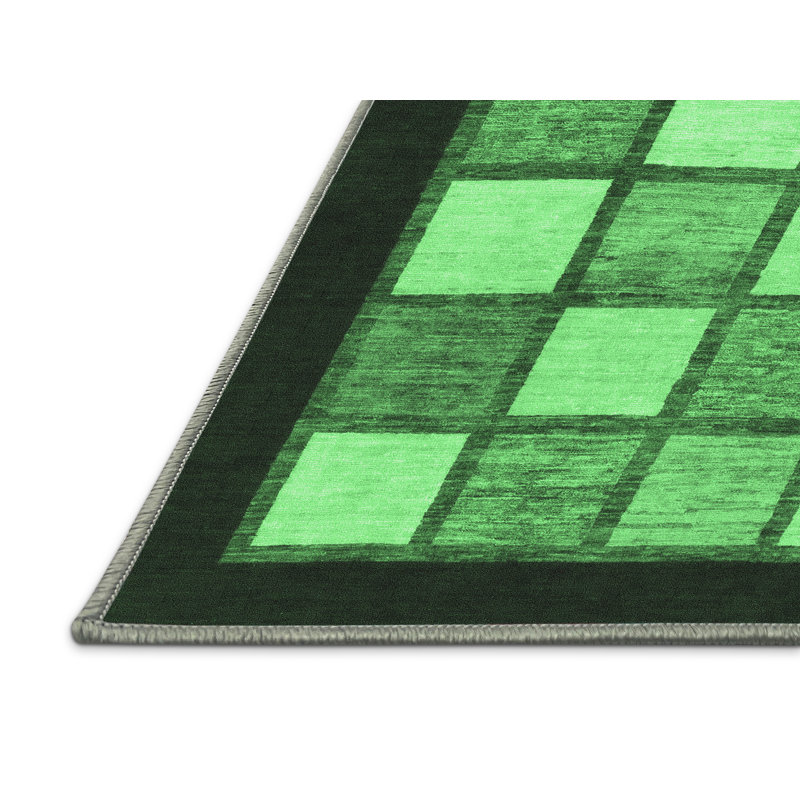 Washable Patchwork Indoor Rug, Rectangle 8' x 12'