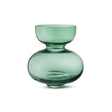 Alfredo Green 9.84" Indoor / Outdoor Glass Table Vase