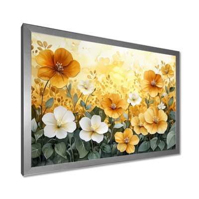 Été, lueur dorée d'hibiscus II - Hibiscus, art mural