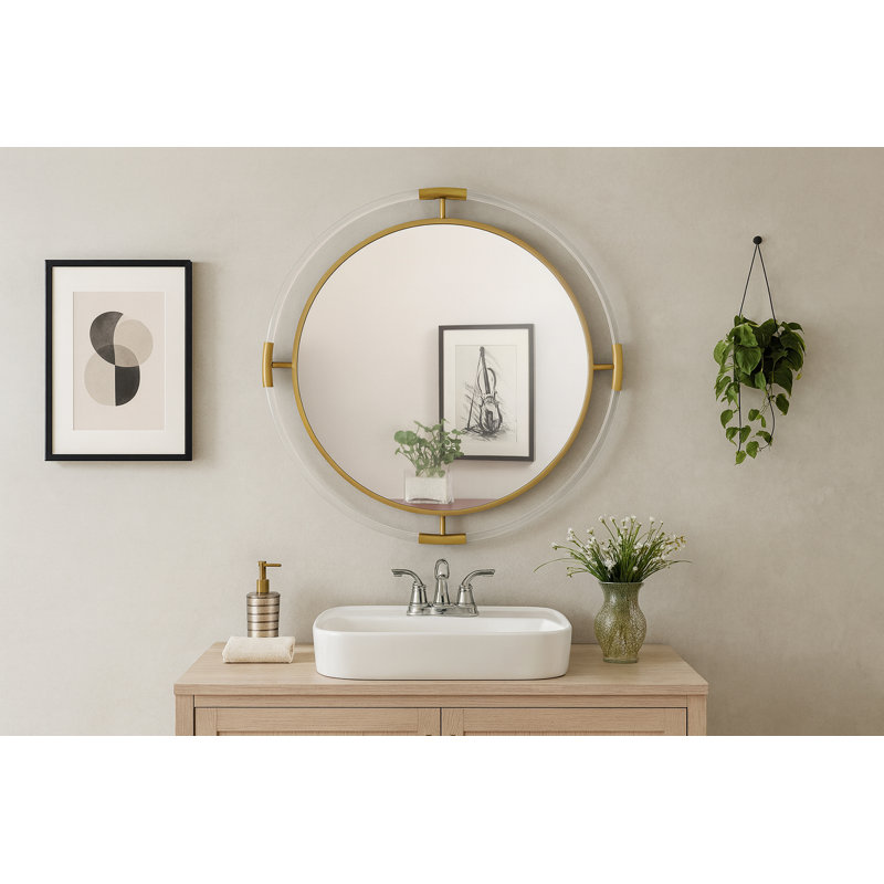 Miroir Ingimar, Or brossé