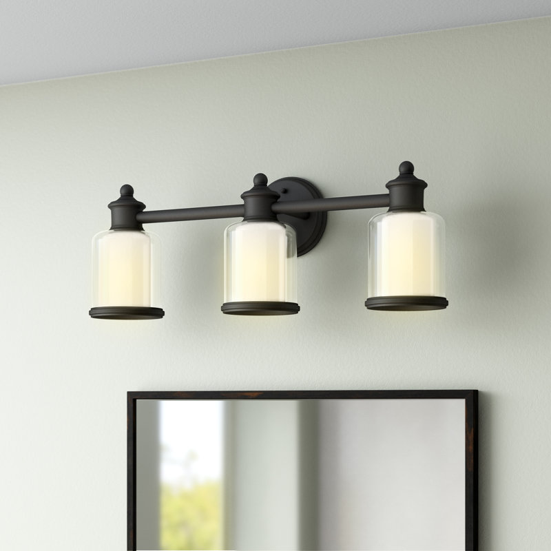 Messick 3 - Light Dimmable Vanity Light, Black