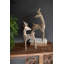  Ensemble de figurines renne en bois style bois flotté pour décor rustique H 18,5 po, ensemble de 2