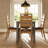 Daris 80cm Square Dining Table. Solid Oak.-1256521085