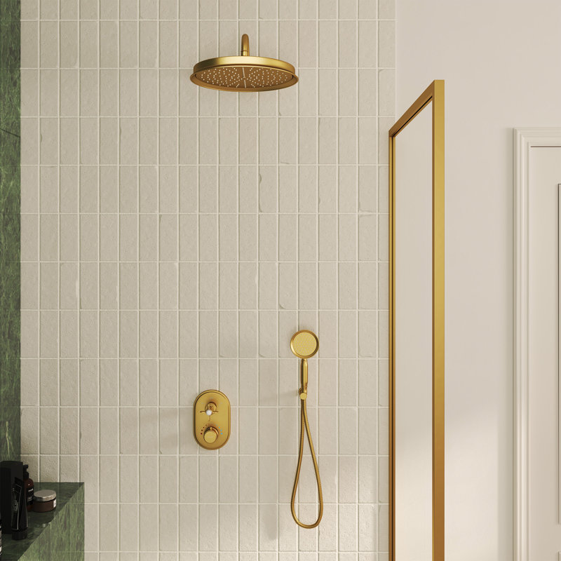 CASAINC Thermostatic Shower System with Handheld