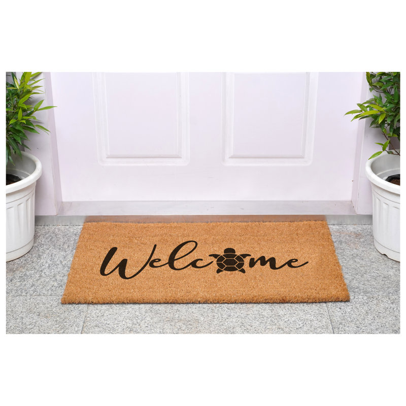 Sea Turtle Welcome Doormat, 24" W x 36" L