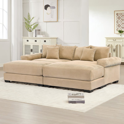 Canapé modulaire surdimensionné 82,6 po Cloud