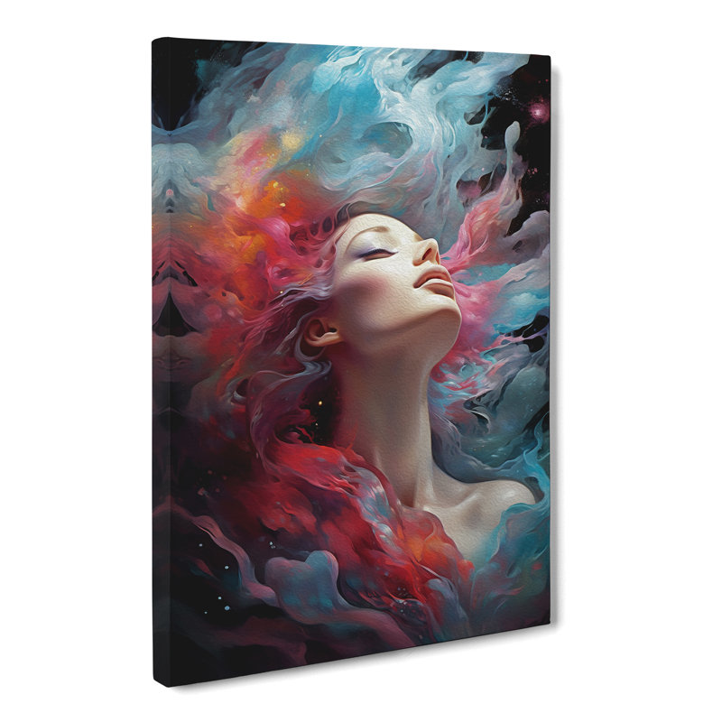 Galaxy Modern Art - Wrapped Canvas, 76cm H x 50cm W x 3cm D
