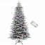 Arbre de Noël artificiel enneigé 7,5 pi-1568044778