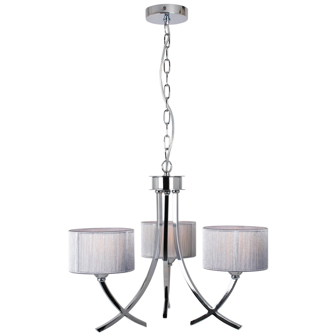 Yusuf 3 - Light Shaded Chandelier