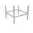 Betty Aluminum Outdoor Bar Table – Modern Patio Pub Table with Rust-Free Frame & All-Weather Poly Resin Top- in Grey-19110601