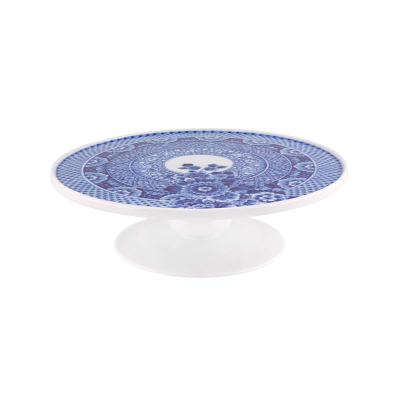 Présentoir à gâteaux bleu Ming