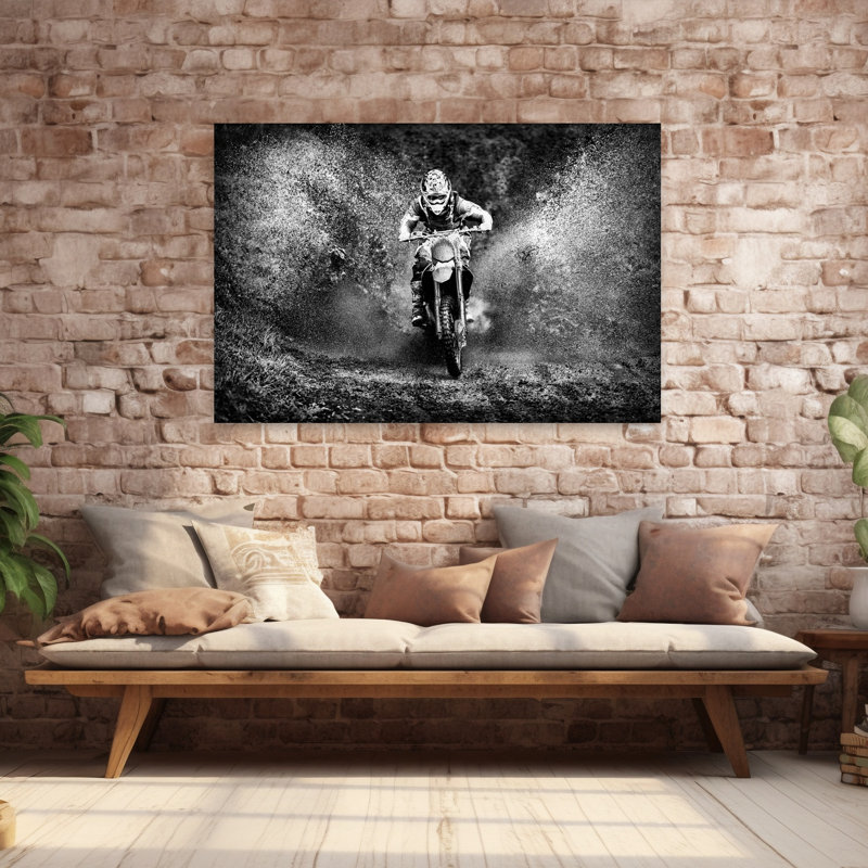 * Dramatic Contemporary Wall Art Print, 101.6cm H x 152.4cm W