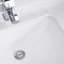 Lavabo de salle de bain rectangulaire encastré avec trop-plein