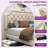 Velvet Upholstered Bed With 4 Storage Drawer,Bed Frame With Adjustable Headborad & Charging Station-1956592655-1956592642