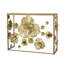 Console avec plateau en verre à miroir, table d'entrée