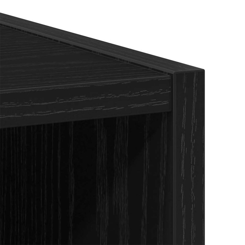 Vidaxl Hanging Cabinet With Storage Riga Old Wood 30 X 29.5 X 100 Cm, Black, 100cm H x 30cm W x 29.5cm D