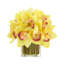Orchids Arranged in Bamboo-Filled Glass Vase-1508589934