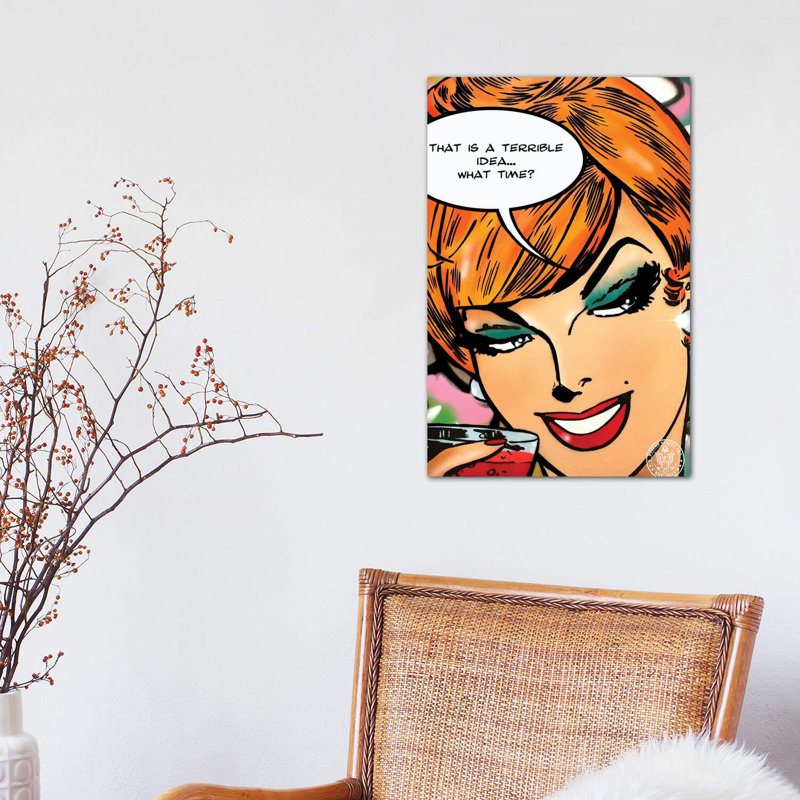 Terrible Idea II by D13EGO - Wrapped Canvas Print, 30.48 cm H x 45.72 cm W