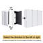  Armoire de salle de bain murale Cranor avec rangement ouvert et fermé-1107248991-1107248990