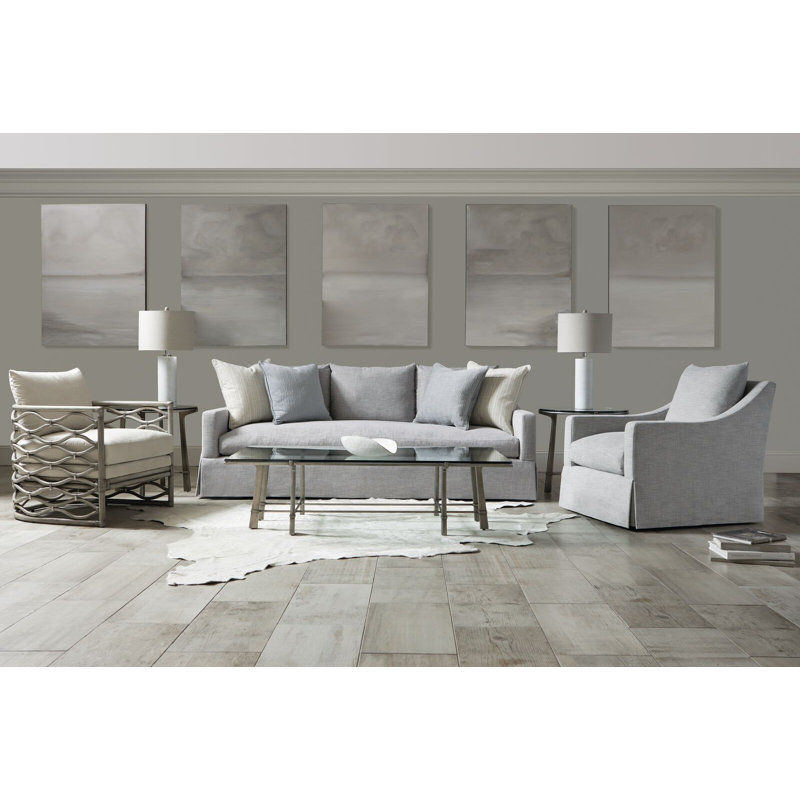 Bernhardt Grace Fabric Swivel Chair